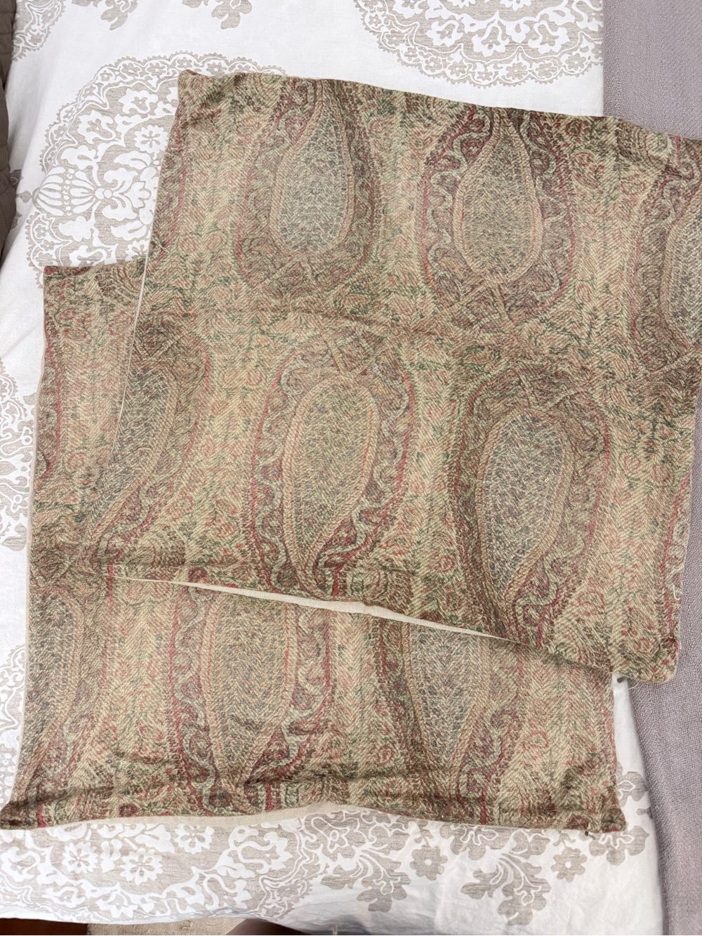 Pottery Barn Paisley Pillow Shams